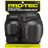 Los mejores  - Pro-Tec Street Knee-Elbow Protección para Rodilla de Rugby- Unisex adulto
